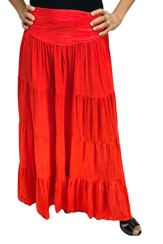 womans renaissance skirt hoop skirt Red