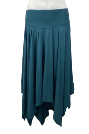Renaissance Skirt Lycra Skirt Stretch elastic Waist Teal