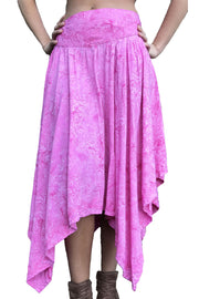 Renaissance Skirt Fairy Hem Skirt pink