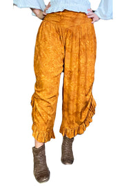 Renaissance pants with pockets Saffron