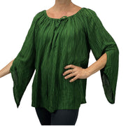 Womans renaissance top renaissance blouse Green