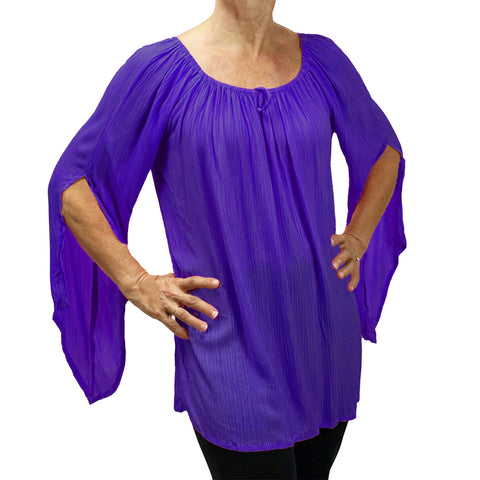 Womans renaissance top renaissance blouse Purple
