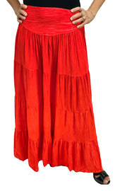 womans renaissance skirt hoop skirt Red