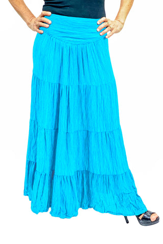 womans renaissance skirt hoop skirt Turquoise