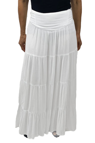 womans renaissance skirt hoop skirt white