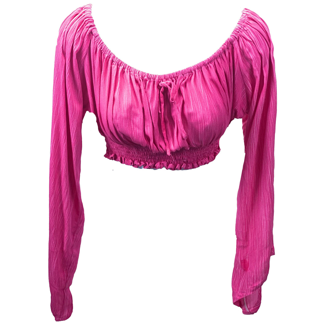 Renaissance Top - Pirate Top - Crop Top Long Sleeve – Lost Island