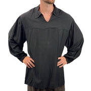 Mens Renaissance Shirt mens pirate shirt Black