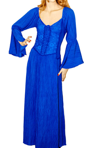 Renaissance Dress Victorian Dress Blue