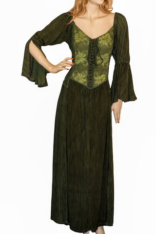 Renaissance Dress Victorian Dress Green