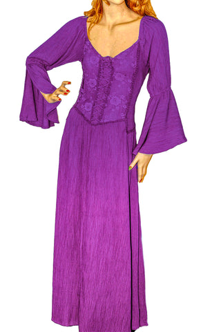 Summer Dress Fairy hem dress batik dress cruise dress Lilac