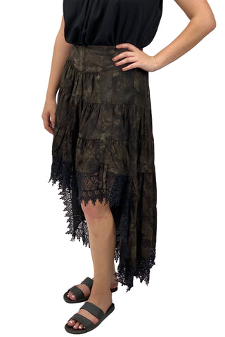 Renaissance Skirt Steampunk Skirt Pirate Skirt Brown