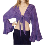 Womans Gypsy Top Renaissance Top Belly Dance Top Lilac