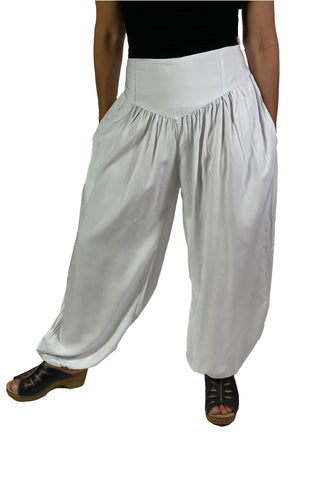 Renaissance Pants Pocket Pirate Pants White