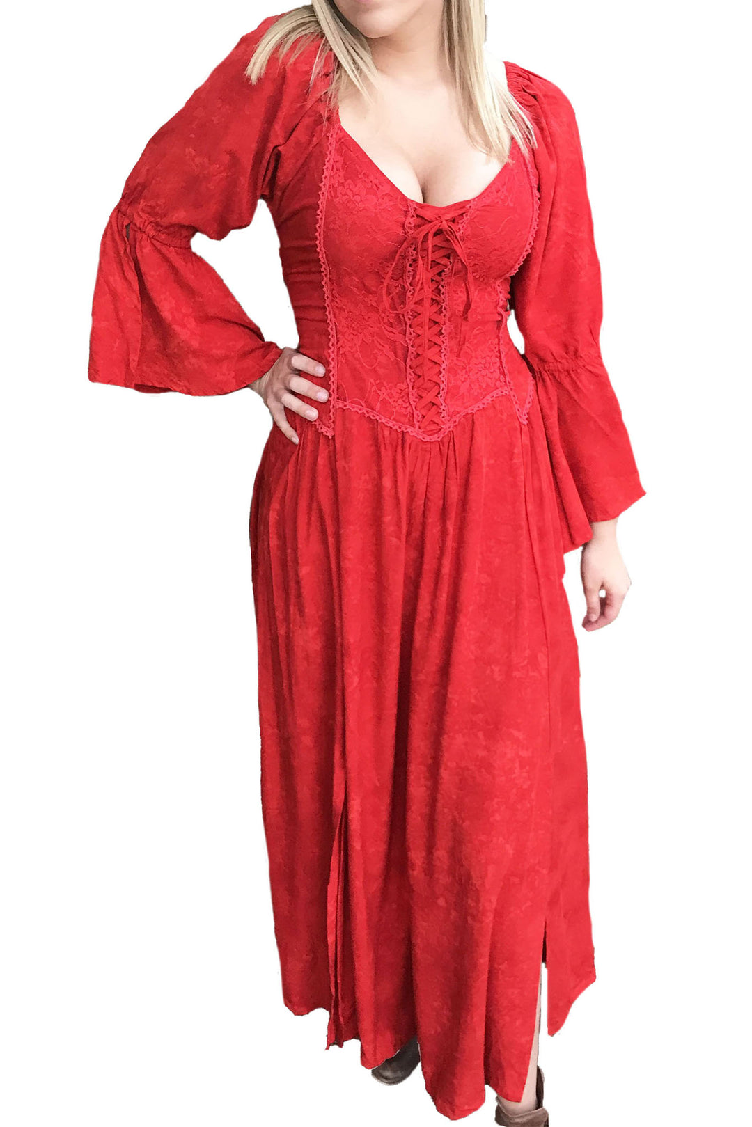strapless open back dress Women Midi Pencil Dress with Sweetheart Neckline Xs / Red main image 0