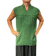 Pirate Renaissance Shirt Sleeveless Green