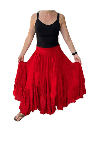 Renaissance Skirt red