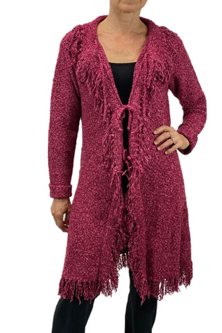 Womans knit sweater Acrylic wool sweater Rose