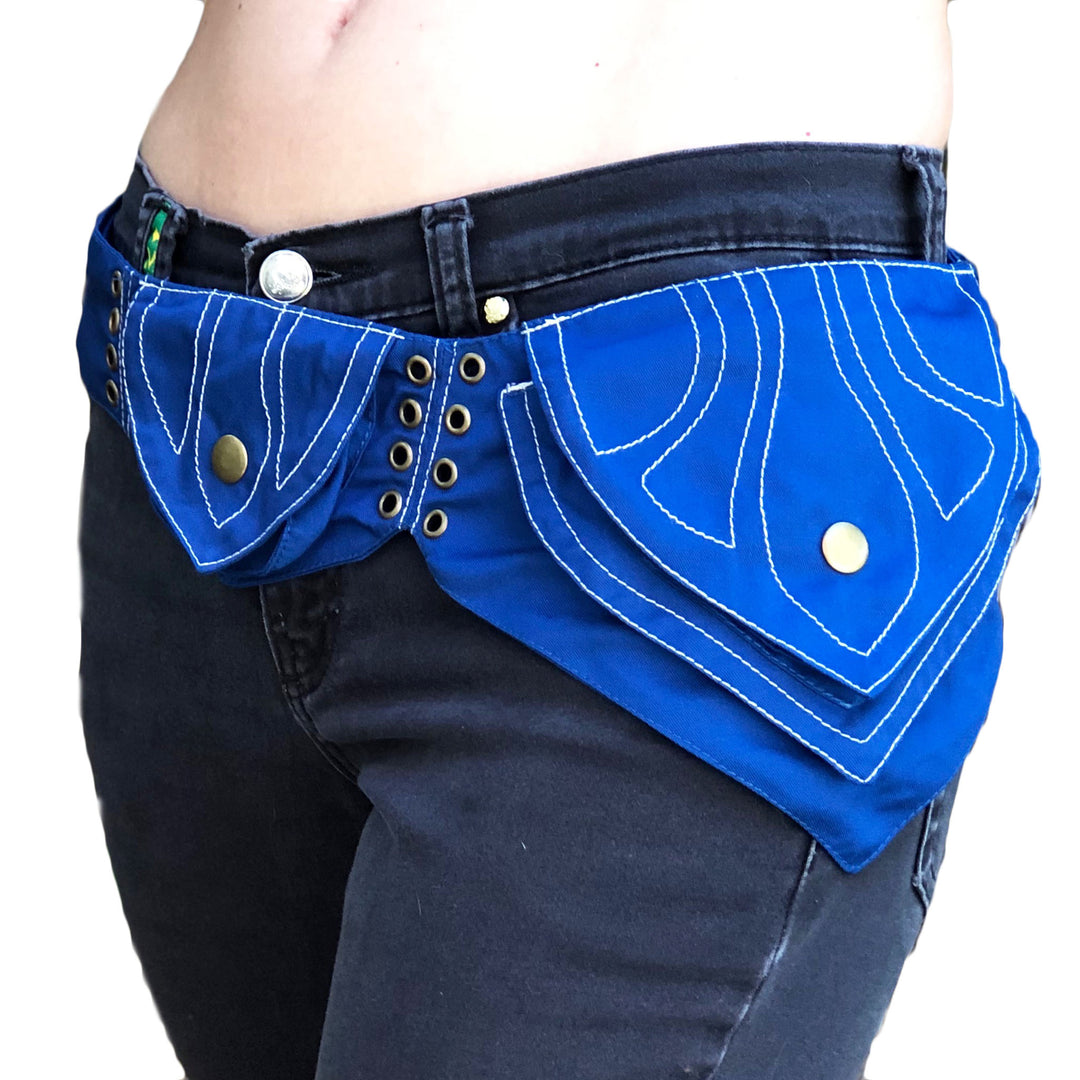 Utility Pouch - Adjustable Hands Free 5 Pocket Hip Pouch